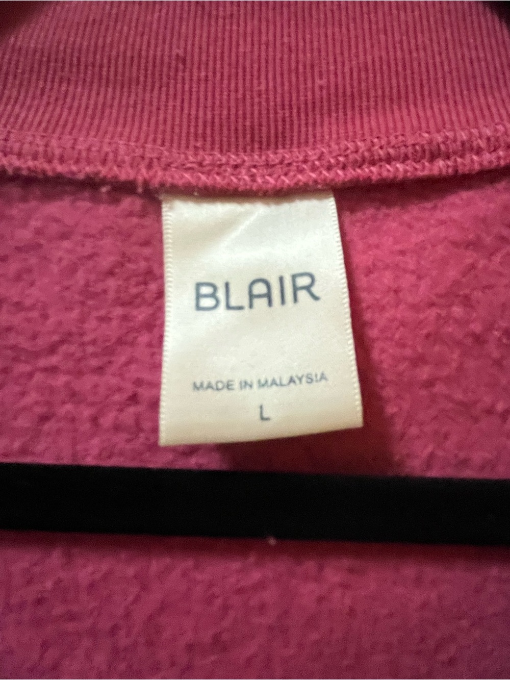 Blair Raspberry Pink Snap-Front Varsity Jacket - Picture 3 of 5